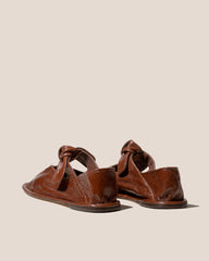 Hereu Soft Shoes | LLASADA CRINKLED GLOSSY - Front-Knot Pump - Women