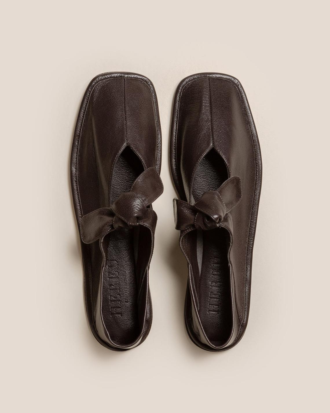 Hereu Soft Shoes | LLASADA SUPPLE SHINY - Front-Knot Pump - Women