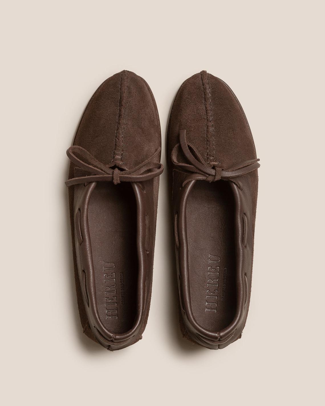 Hereu Soft Shoes | TILLA SUEDE - Deconstructed Suede Babouche - Women