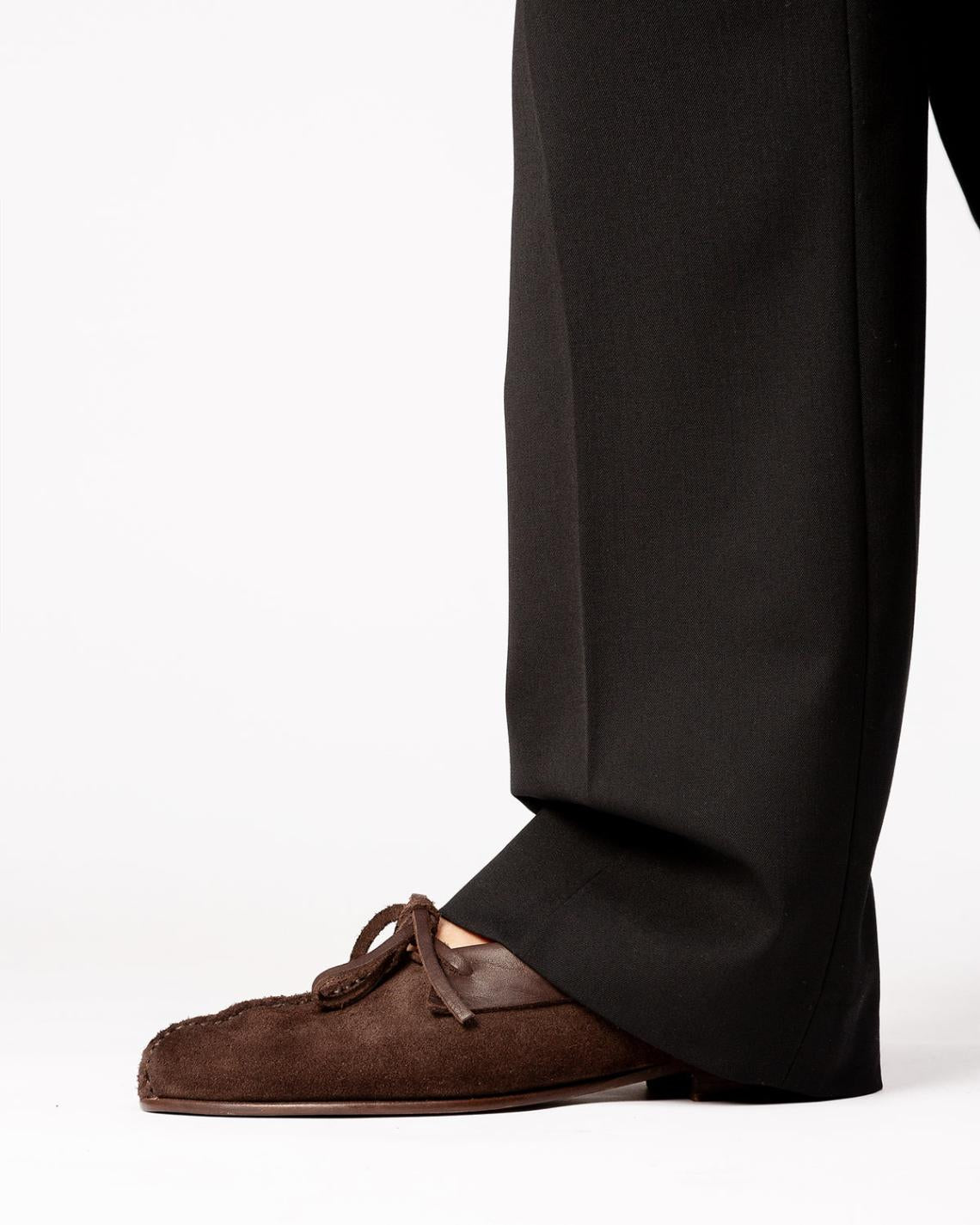 Hereu Soft Shoes | TILLA SUEDE - Deconstructed Suede Babouche - Women