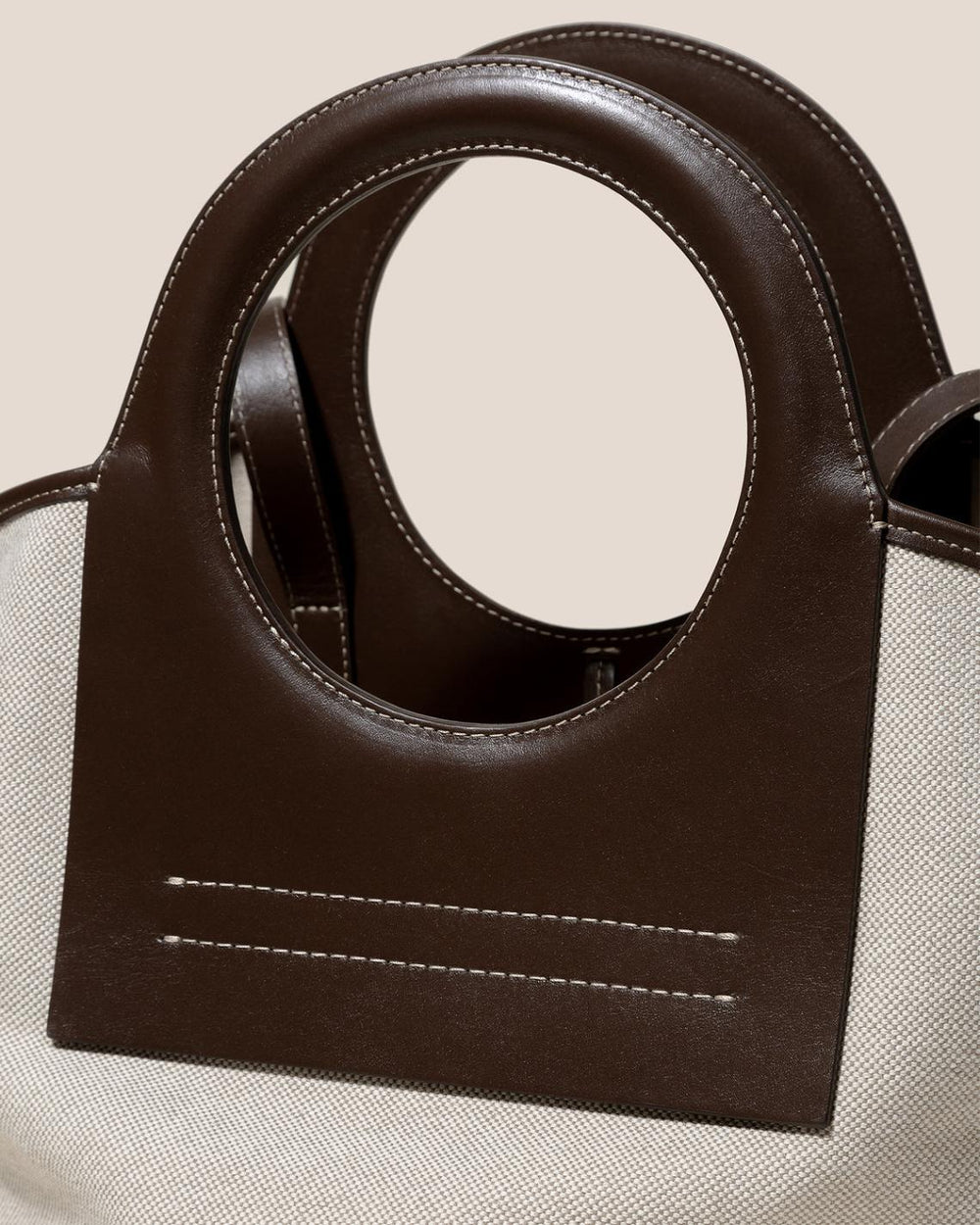 Hereu Tote Bags | CALA L - Leather-trimmed Canvas Tote Bag - Women/Men
