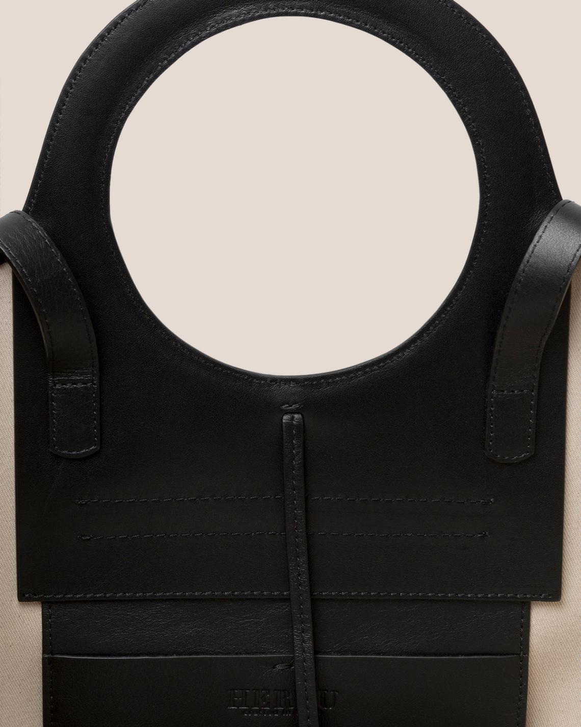 Hereu Tote Bags | CALA L - Leather-trimmed Canvas Tote Bag - Women/Men