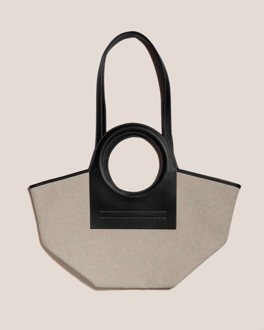 Hereu Tote Bags | CALA S - Leather-trimmed Canvas Tote Bag - Women/Men