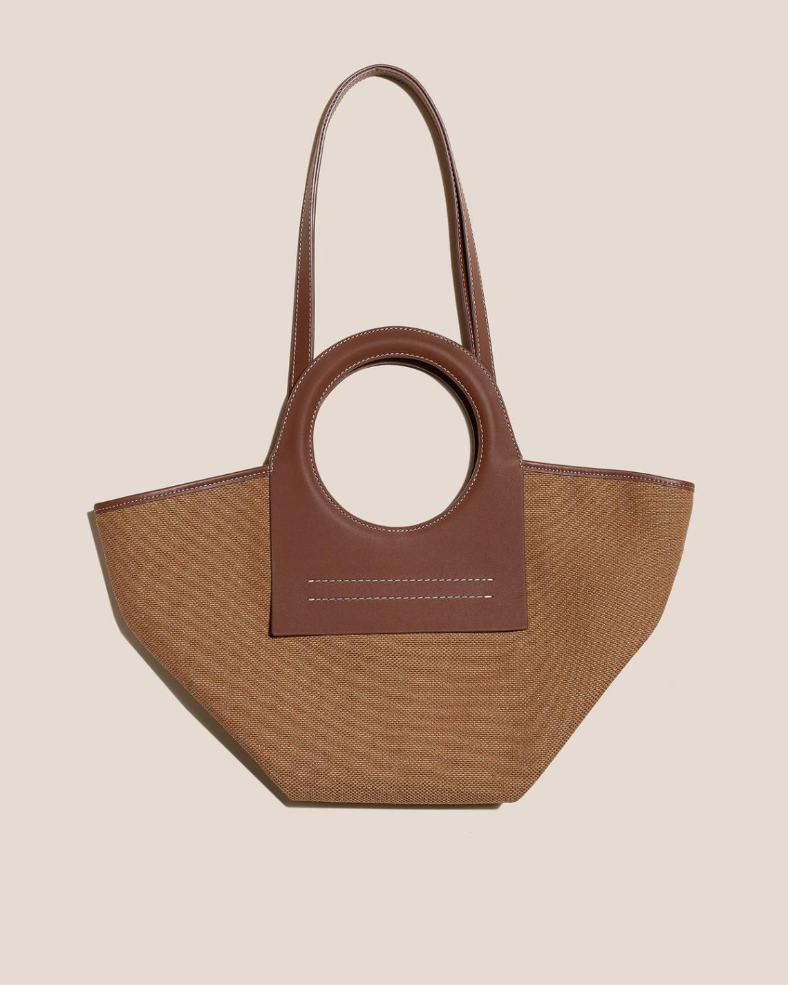 Hereu Tote Bags | CALA S WINTER - Leather-trimmed Thick Textile Tote Bag - Women/Men