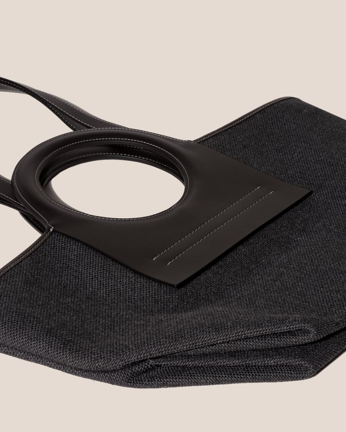 Hereu Tote Bags | CALA S WINTER - Leather-trimmed Thick Textile Tote Bag - Women/Men