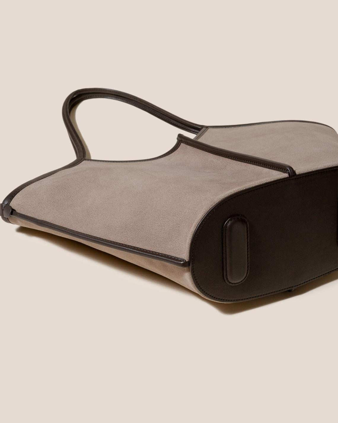 Hereu Tote Bags | CALELLA SUEDE - Calf Suede Tote Bag - Men/Women