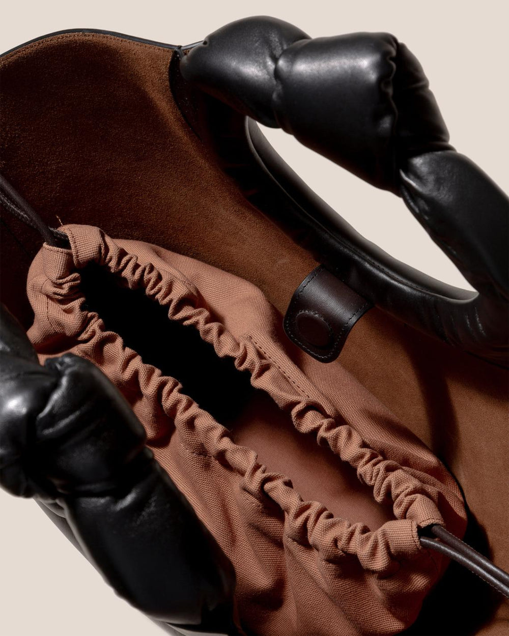 Hereu Tote Bags | CASTELL AIRBRUSHED - Knotted-handle Leather Tote Bag - Women