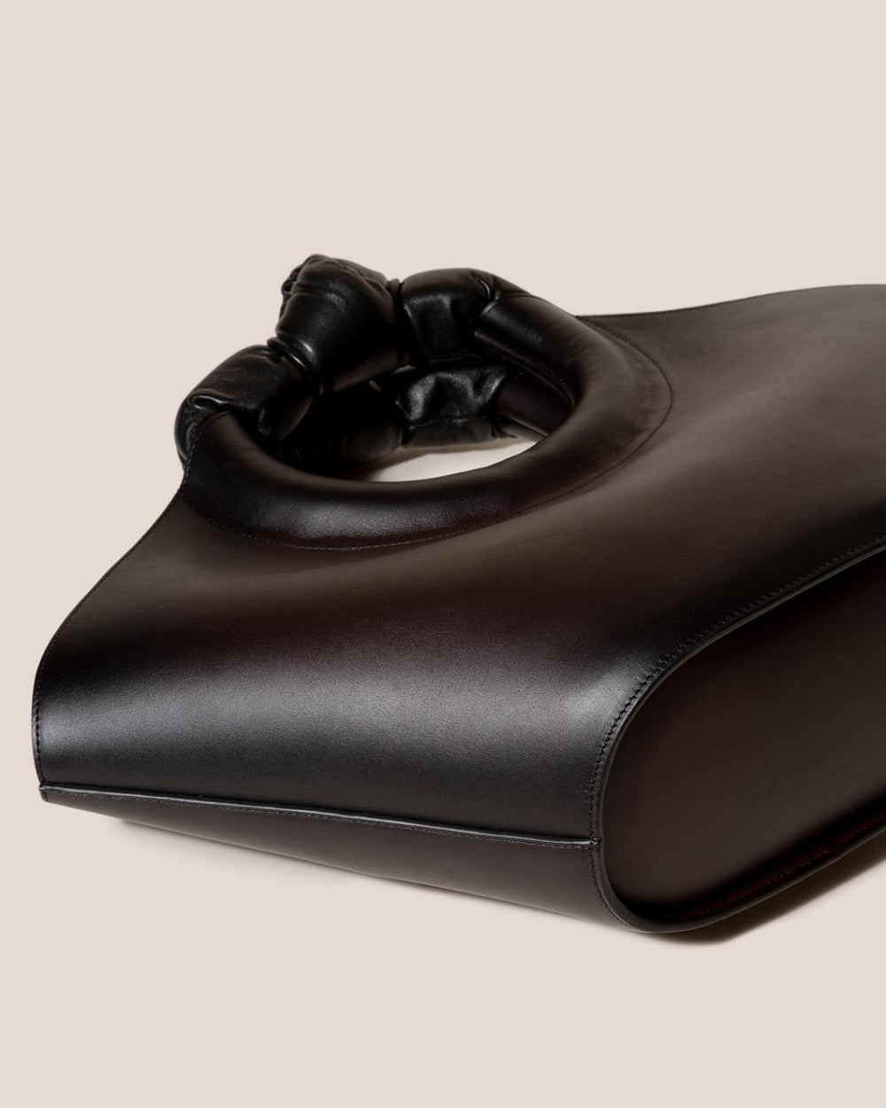 Hereu Tote Bags | CASTELL AIRBRUSHED - Knotted-handle Leather Tote Bag - Women