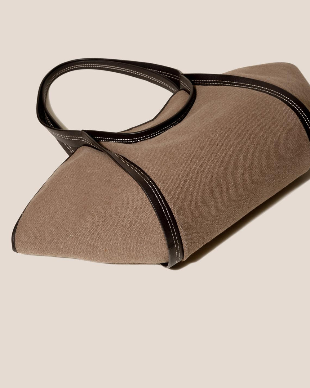 Hereu Tote Bags | CUBER - Leather-Trimmed Canvas Basket - Women/Men