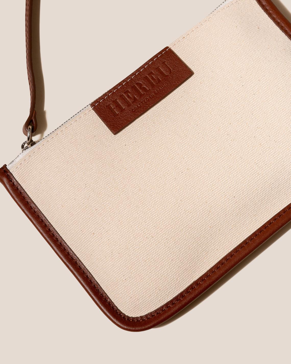 Hereu Tote Bags | CUBER - Leather-Trimmed Canvas Basket - Women/Men